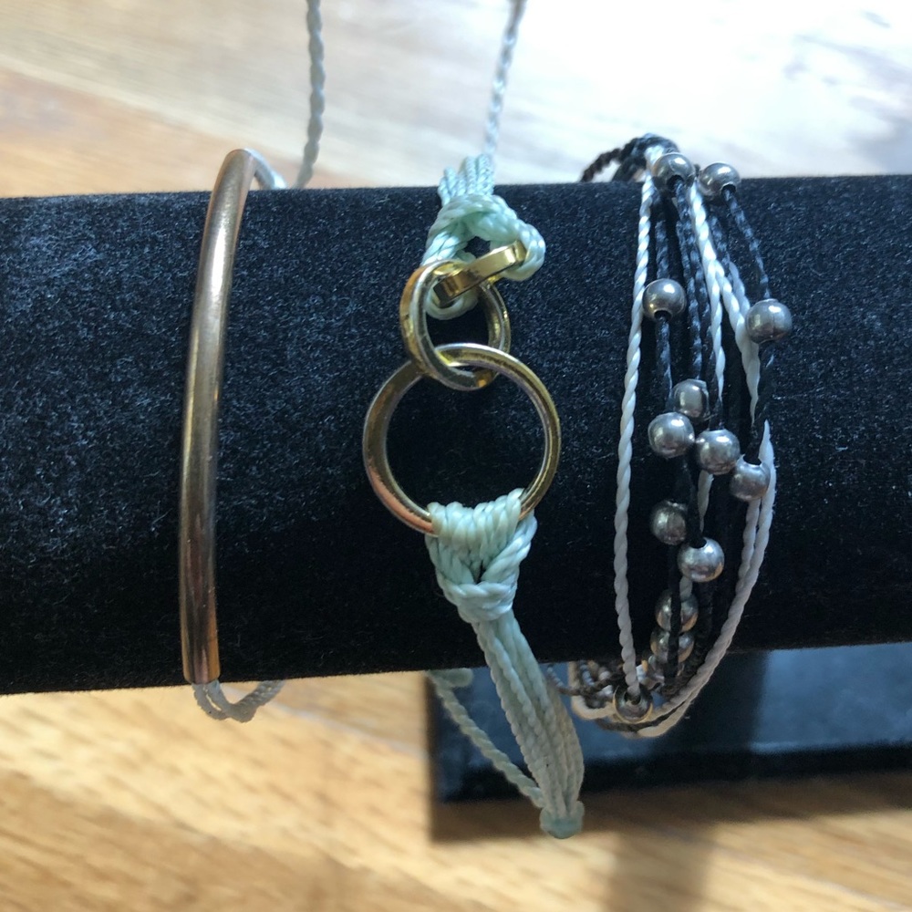 Pura Vida Bracelets w/ Metal Accents